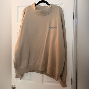 Essential fear of God pull over mockneck in Olive